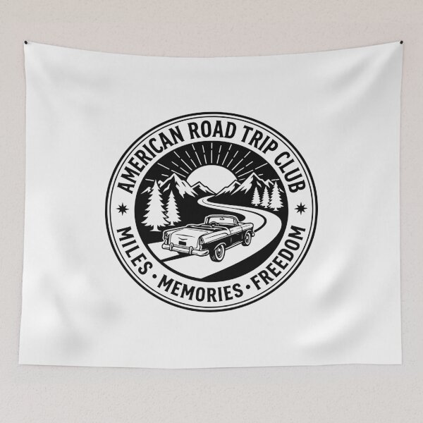 Item preview, American Road Trip Club Classic Car Driving designed and sold by gunaone-design.