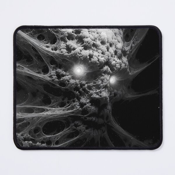 Item preview, Guardian of the Neon Shadow  | Cosmic Guardian of the Void | Dark Psychedelic Wall Art designed and sold by House of the Charlatan.