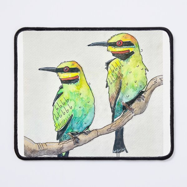 Item preview, Rainbow Bee-eaters designed and sold by KristySBArt.