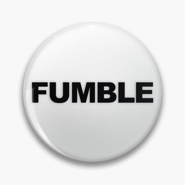 Item preview, FUMBLE — Black Minimal Bold Type Statement designed and sold by WORDPAUSE.