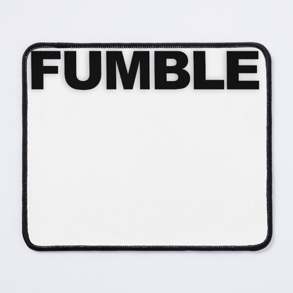 Item preview, FUMBLE — Black Minimal Bold Type Statement designed and sold by WORDPAUSE.