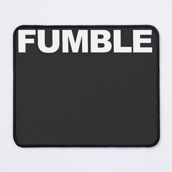Item preview, FUMBLE — White Minimal Bold Type Statement designed and sold by WORDPAUSE.