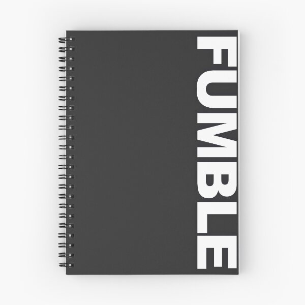 Item preview, FUMBLE — White Minimal Bold Type Statement designed and sold by WORDPAUSE.