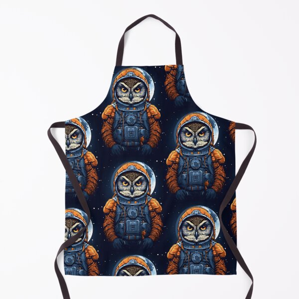 Item preview, Astronaut Owl - Night Guardian of Space designed and sold by Hipatye26.