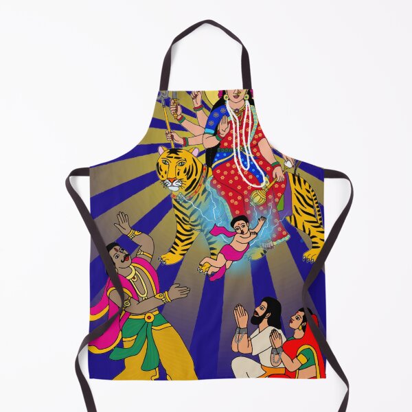 Item preview, Goddess Durga Divine Design – Powerful Hindu Spiritual Artwork designed and sold by Harshit_Digital_Arts.