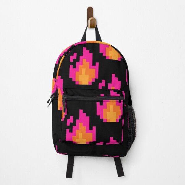 Item preview, GRAPHIC CHIC PIXEL DESIGN POP DESIGNER PRINT BURNING HEART designed and sold by homesteadfairy.