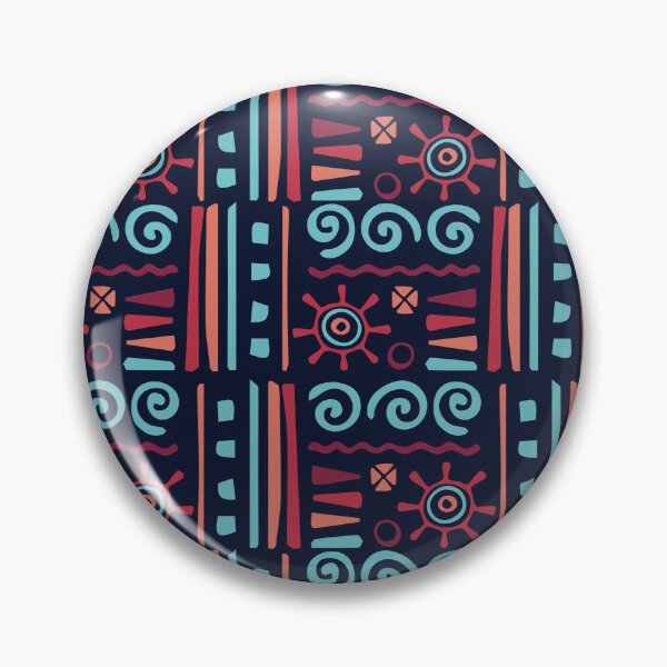 Item preview, Unique Afrocentric Motif - Ethnic Polynesian Tribal  - Gifts For Her designed and sold by RoyalStarsPatts.