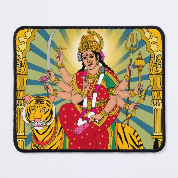 Item preview, Sacred Durga Goddess Design – Mythological Hindu Art Creation designed and sold by Harshit_Digital_Arts.