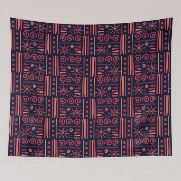 Item preview, Modern Ancestral Lattice - Ethnic Polynesian Tribal  - Gifts For Him designed and sold by RoyalStarsPatts.