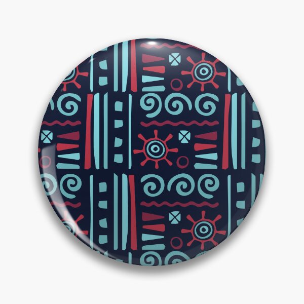 Item preview, Artistic Tiki Tessellation - Ethnic Polynesian Tribal  - Gifts For Wife designed and sold by RoyalStarsPatts.