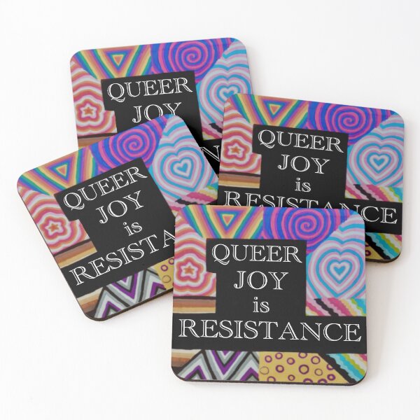 Item preview, QUEER JOY is RESISTANCE (LGBTQIA+) designed and sold by artist-wanna-be.