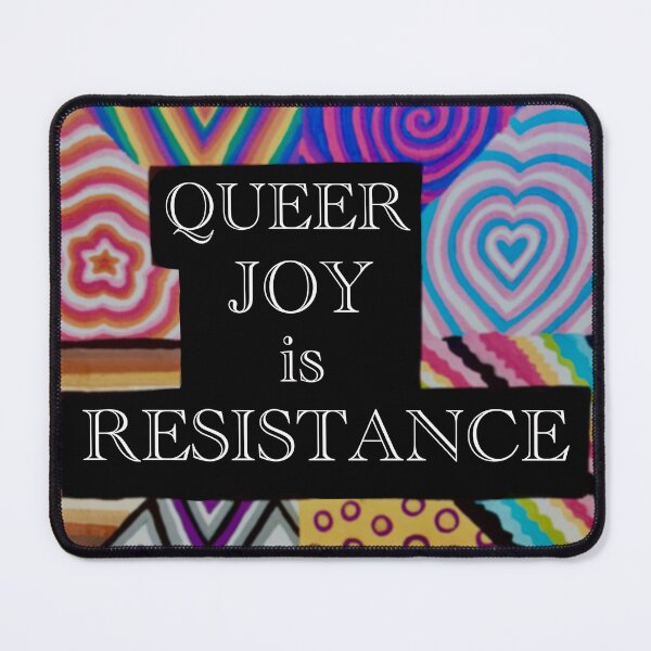 Item preview, QUEER JOY is RESISTANCE (LGBTQIA+) designed and sold by artist-wanna-be.