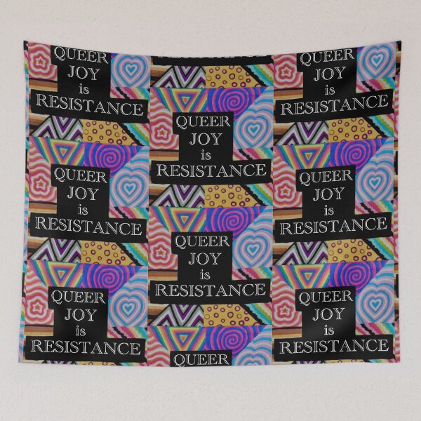Item preview, QUEER JOY is RESISTANCE (LGBTQIA+) designed and sold by artist-wanna-be.