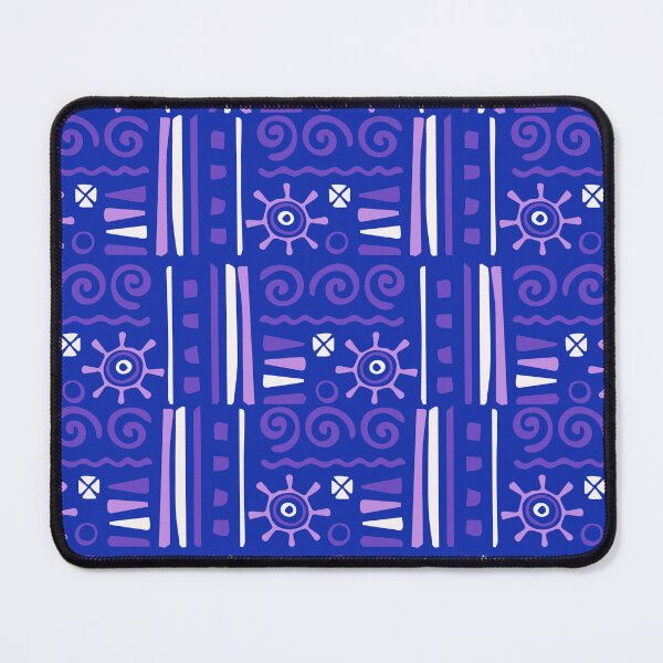 Item preview, Blue Samoan Grid - Ethnic Polynesian Tribal  - Graduation Gifts designed and sold by RoyalStarsPatts.
