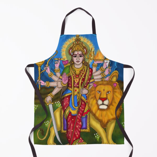 Item preview, Divine Mother Durga Art Design – Spiritual Goddess Illustration designed and sold by Harshit_Digital_Arts.