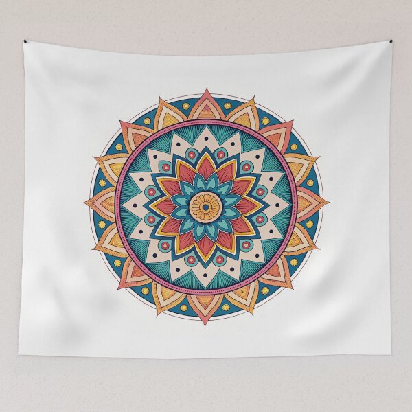 Artikelvorschau, Intricate Bohemian Mandala Design - Sacred Geometry Zen Floral Pattern entworfen und verkauft von Anime9122.