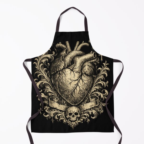 Item preview, Baroque Anatomical Heart With Skull Emblem designed and sold by Mouraludia.