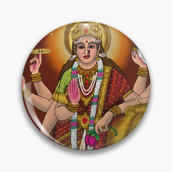 Item preview, Durga Shakti Goddess Design – Inspirational Hindu Art Style designed and sold by Harshit_Digital_Arts.