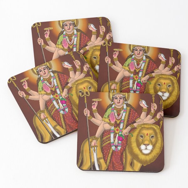 Item preview, Durga Shakti Goddess Design – Inspirational Hindu Art Style designed and sold by Harshit_Digital_Arts.
