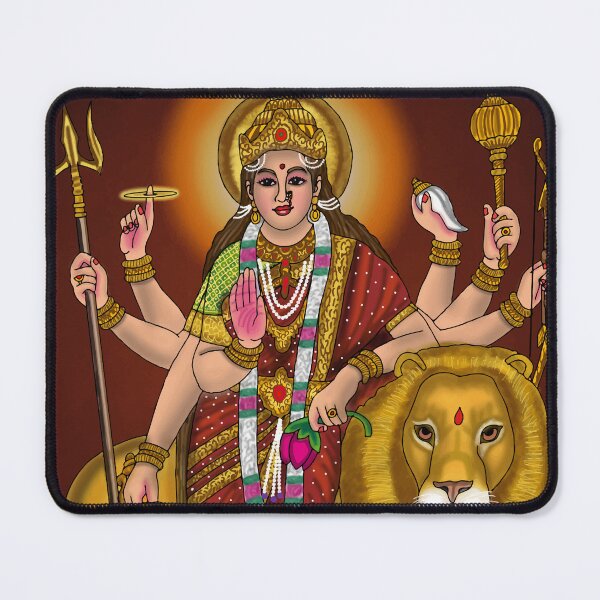 Item preview, Durga Shakti Goddess Design – Inspirational Hindu Art Style designed and sold by Harshit_Digital_Arts.