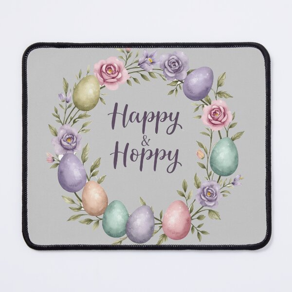 Item preview, Happy And Hoppy - Floral Wreath Easter Eggs designed and sold by Retro Mood Co.