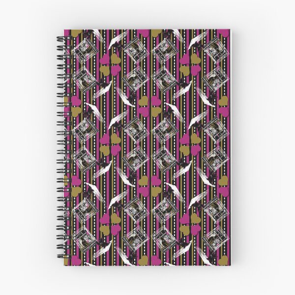 Item preview, Cat & Dog 2 with Farm Window on Pink & Mustard Stripe designed and sold by Digitalmyth's Designs.