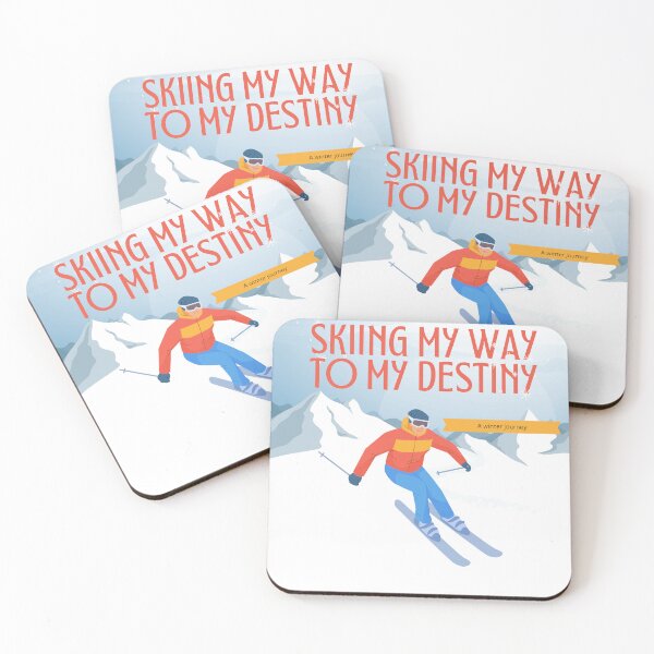 Item preview, Skiing my way to my destiny inspirational design  designed and sold by TheProverbsMom.