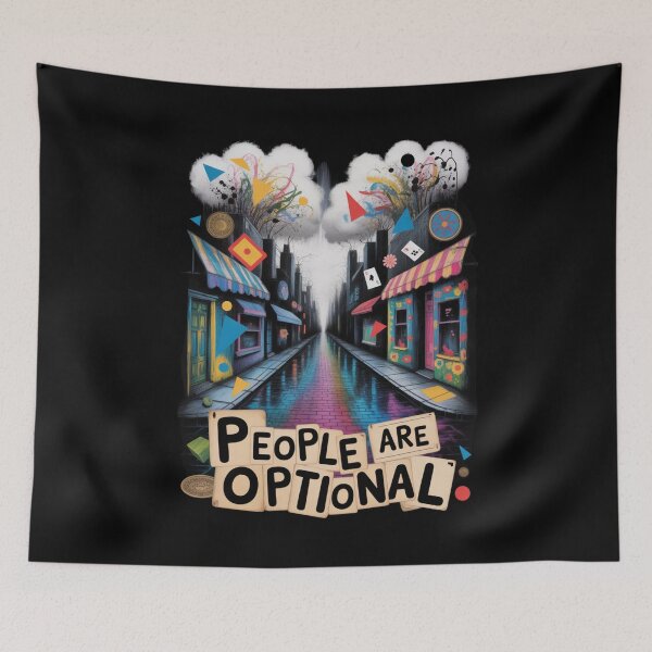 Item preview, People Are Optional Classic T-shirt designed and sold by PaulaArtworks.