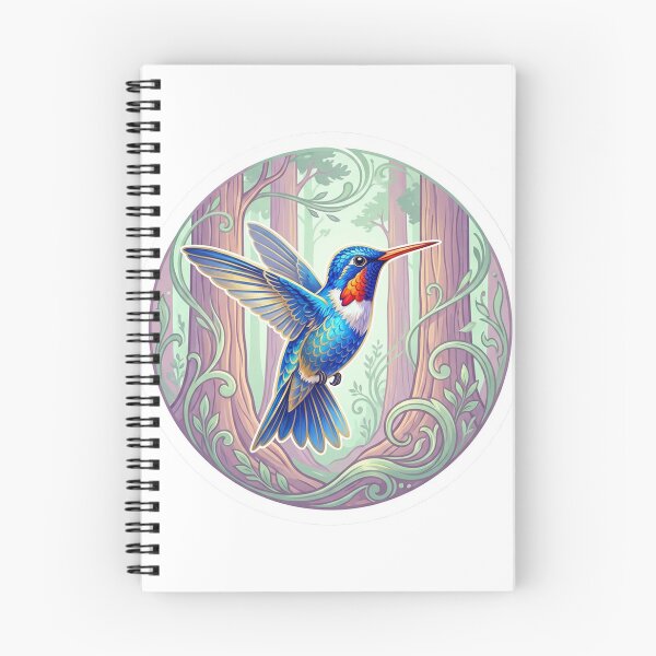 Item preview, Whimsical Hummingbird and Giant Sequoias designed and sold by SCHummingbirds.