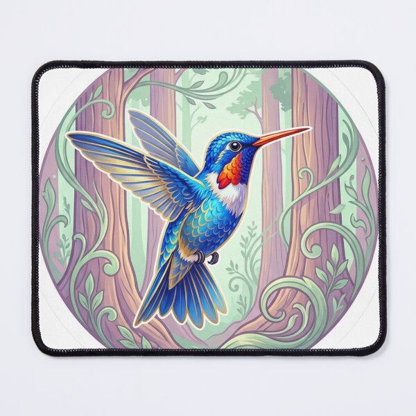 Item preview, Whimsical Hummingbird and Giant Sequoias designed and sold by SCHummingbirds.