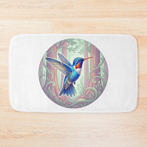 Item preview, Whimsical Hummingbird and Giant Sequoias designed and sold by SCHummingbirds.
