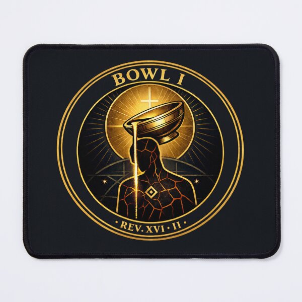 Item preview, Bowl I — The First Pouring (Rev. 16:2) designed and sold by Sanctum Icons.
