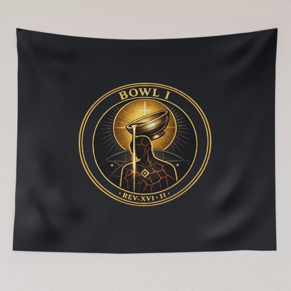 Item preview, Bowl I — The First Pouring (Rev. 16:2) designed and sold by Sanctum Icons.