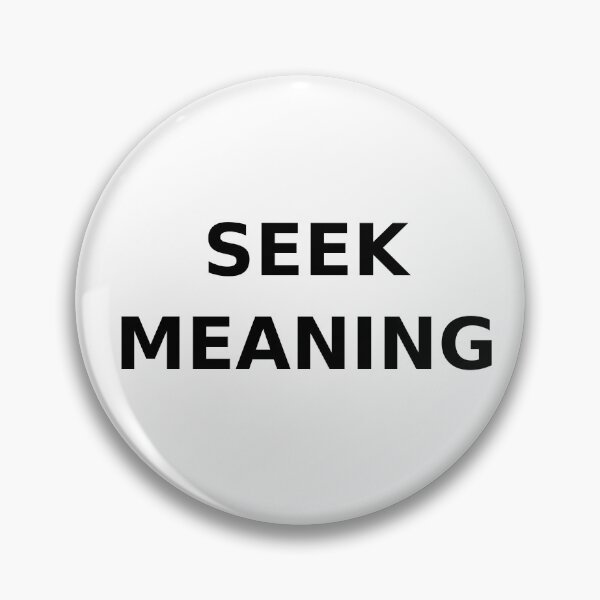Item preview, Seek Meaning Typography Design designed and sold by RetroPop23.