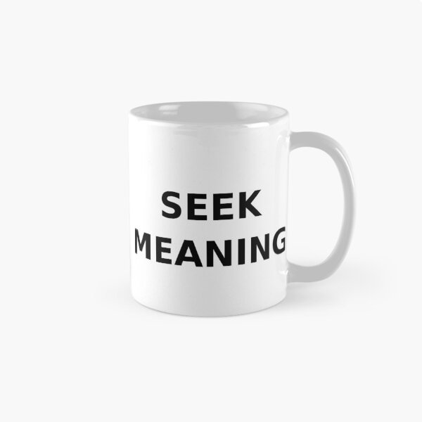 Item preview, Seek Meaning Typography Design designed and sold by RetroPop23.