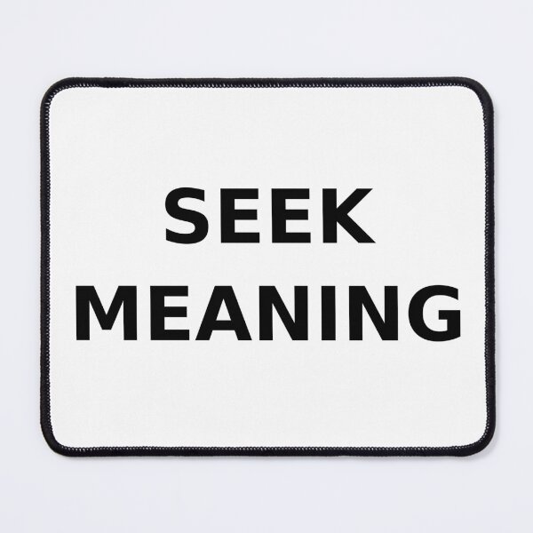 Item preview, Seek Meaning Typography Design designed and sold by RetroPop23.