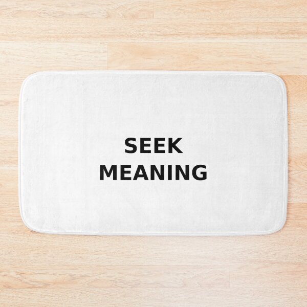 Item preview, Seek Meaning Typography Design designed and sold by RetroPop23.