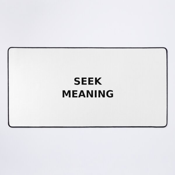 Item preview, Seek Meaning Typography Design designed and sold by RetroPop23.