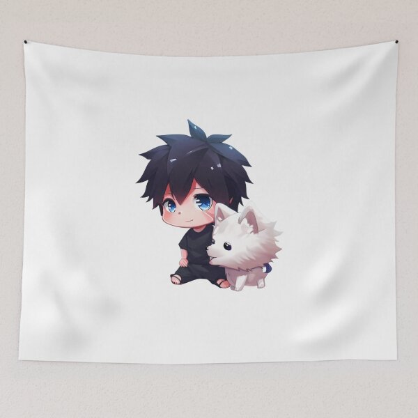 Item preview, anime character with puppy designed and sold by Lellenatavarez.