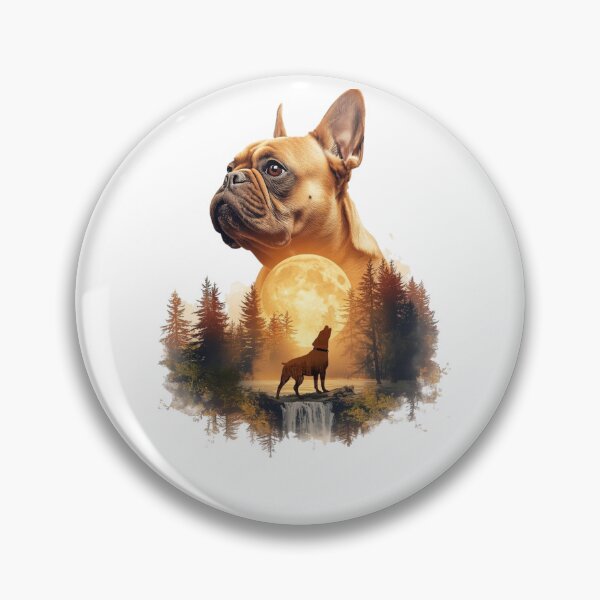 Item preview, French Bulldog Howling To The Moon T-Shirt, Vintage Graphic Dog Lover Shirt, Gift Bulldog Mom, 90s Full Moon Dog Shirt, Silly Frenchy Shirt designed and sold by faridman.