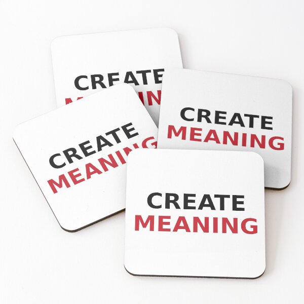 Item preview, Create Meaning Typography Design designed and sold by RetroPop23.