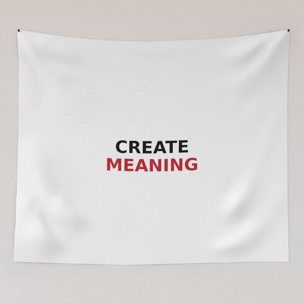 Item preview, Create Meaning Typography Design designed and sold by RetroPop23.