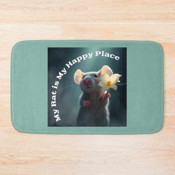 Item preview, My Rat is My Happy Place Pet Rat designed and sold by Sachie's Studio.