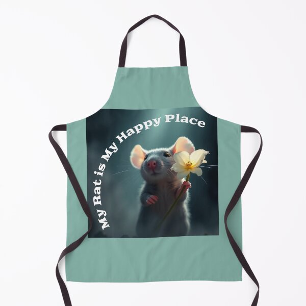 Item preview, My Rat is My Happy Place Pet Rat designed and sold by Sachie's Studio.