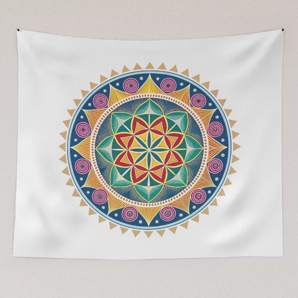 Artikelvorschau, Intricate Bohemian Mandala Design - Sacred Geometry Zen Floral Pattern entworfen und verkauft von Anime9122.