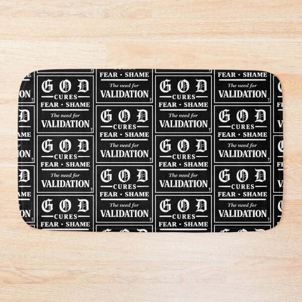 Item preview, god cures fear shame validation designed and sold by ocd_Jessica.