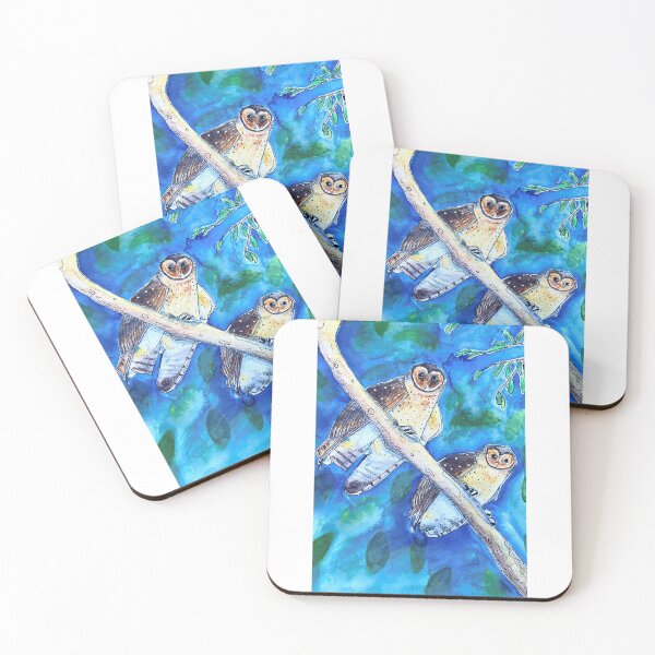 Item preview, Australian Masked Owl designed and sold by KristySBArt.