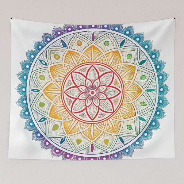 Artikelvorschau, Intricate Bohemian Mandala Design - Sacred Geometry Zen Floral Pattern entworfen und verkauft von Anime9122.