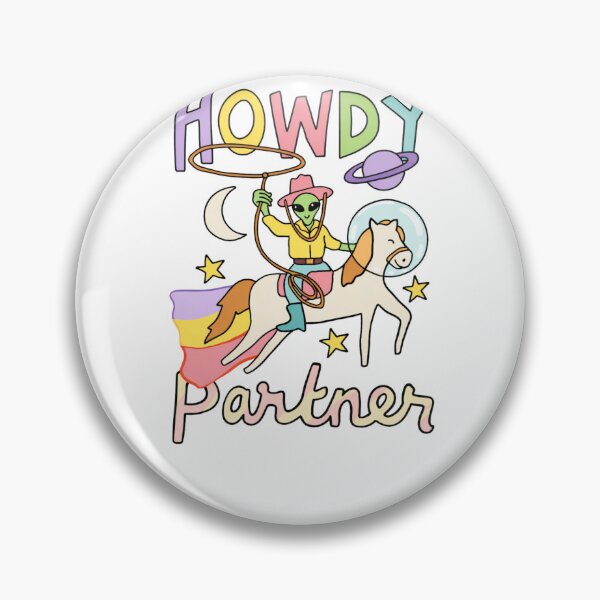 Item preview, Howdy Partner Alien Cowboy On Horse designed and sold by krystalRomanart.