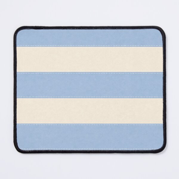 Item preview, Preppy stripes in baby blue and ivory  designed and sold by Roxburylane.